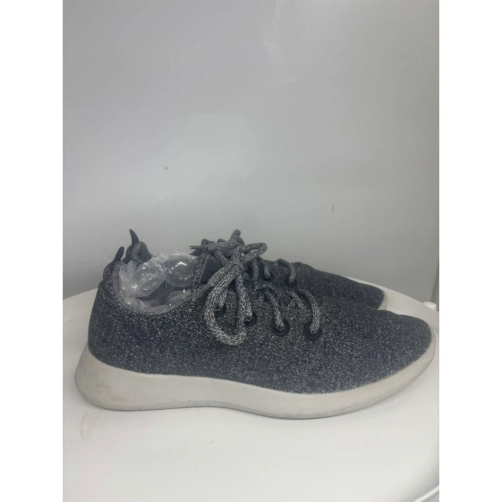 Allbirds Men Wool Runners Charcoal Grey Marl Lace Up‎ Sneakers Low Top Shoes 10